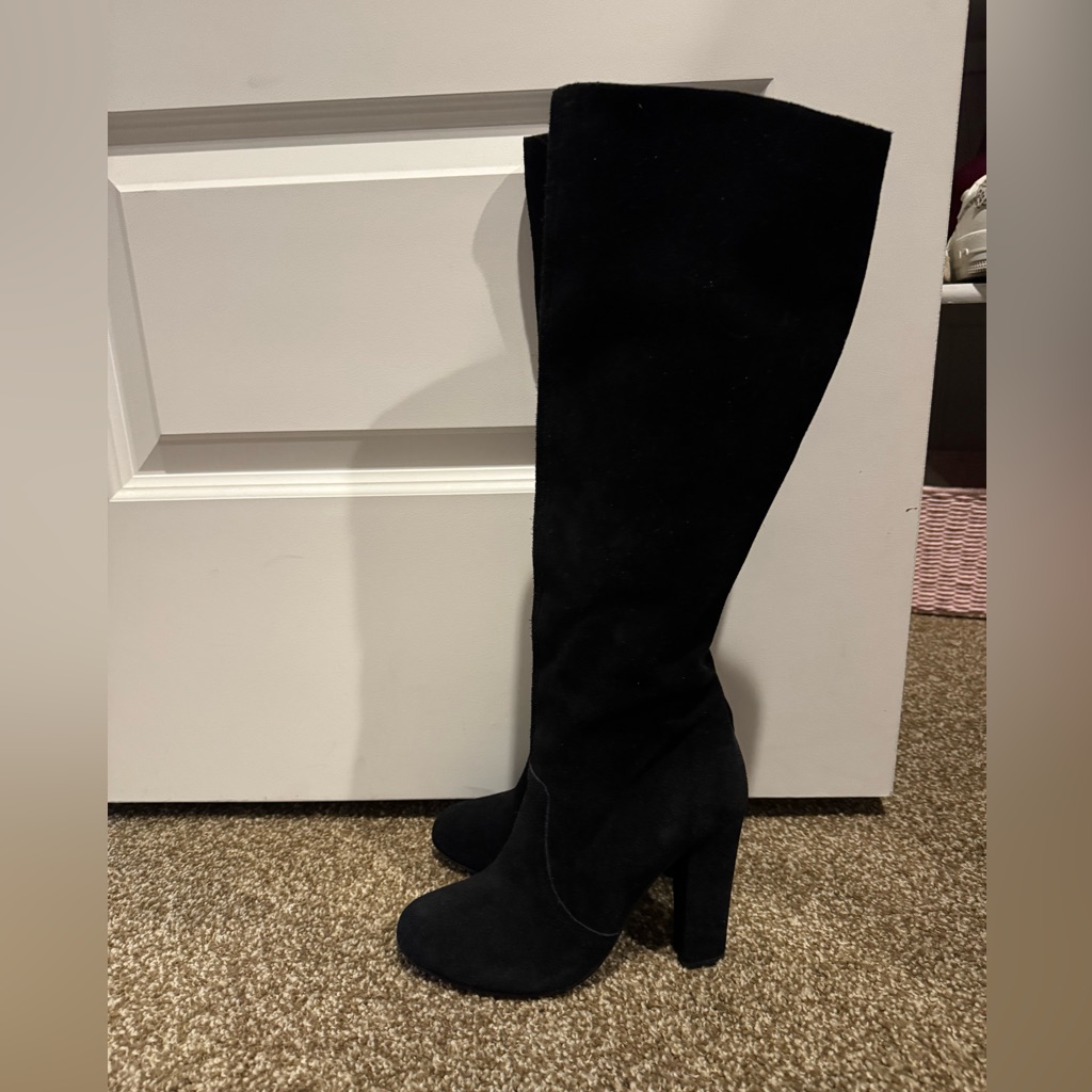 Hdw Vero Cuoio Leather Suede Tall Boots
